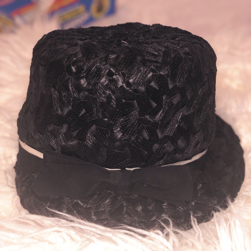 60s Vintage black hat